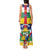 Personalized Central African Republic Tank Maxi Dress Zo Kwe Zo Flag Style - Wonder Print Shop