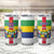 Personalized Central African Republic Tumbler Cup Zo Kwe Zo Flag Style - Wonder Print Shop