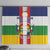 Central African Republic Window Curtain Zo Kwe Zo Flag Style - Wonder Print Shop