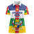 Personalized Central African Republic Women Polo Shirt Zo Kwe Zo Flag Style - Wonder Print Shop