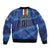 Custom Central African Republic Football Bomber Jacket Go Les Fauves - Wonder Print Shop