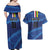 Custom Central African Republic Football Couples Matching Off Shoulder Maxi Dress and Hawaiian Shirt Go Les Fauves - Wonder Print Shop