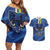 Custom Central African Republic Football Couples Matching Off Shoulder Short Dress and Hawaiian Shirt Go Les Fauves - Wonder Print Shop