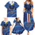 Custom Central African Republic Football Family Matching Summer Maxi Dress and Hawaiian Shirt Go Les Fauves - Wonder Print Shop