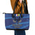 Central African Republic Football Leather Tote Bag Go Les Fauves - Wonder Print Shop