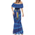 Custom Central African Republic Football Mermaid Dress Go Les Fauves - Wonder Print Shop