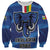 Custom Central African Republic Football Sweatshirt Go Les Fauves - Wonder Print Shop