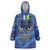 Custom Central African Republic Football Wearable Blanket Hoodie Go Les Fauves - Wonder Print Shop