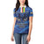 Custom Central African Republic Football Women Polo Shirt Go Les Fauves - Wonder Print Shop