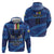 Custom Central African Republic Football Zip Hoodie Go Les Fauves - Wonder Print Shop