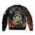 Personalized Central African Republic Bomber Jacket Protea African Pattern - Wonder Print Shop