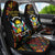 Central African Republic Car Seat Cover Protea African Pattern - Wonder Print Shop