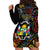 Personalized Central African Republic Hoodie Dress Protea African Pattern