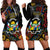 Personalized Central African Republic Hoodie Dress Protea African Pattern