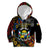 Personalized Central African Republic Kid Hoodie Protea African Pattern - Wonder Print Shop