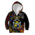 Personalized Central African Republic Kid Hoodie Protea African Pattern - Wonder Print Shop