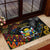 Central African Republic Rubber Doormat Protea African Pattern - Wonder Print Shop