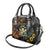 Central African Republic Shoulder Handbag Protea African Pattern