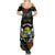 Personalized Central African Republic Summer Maxi Dress Protea African Pattern - Wonder Print Shop