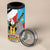 Personalized South Sudan 4 in 1 Can Cooler Tumbler Grunge Flag Style - Wonder Print Shop