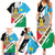 Personalized South Sudan Family Matching Summer Maxi Dress and Hawaiian Shirt Grunge Flag Style - Wonder Print Shop