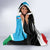 South Sudan Hooded Blanket Grunge Flag Style