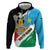 Personalized South Sudan Hoodie Grunge Flag Style - Wonder Print Shop