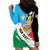 Personalized South Sudan Hoodie Dress Grunge Flag Style