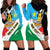 Personalized South Sudan Hoodie Dress Grunge Flag Style