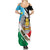 Personalized South Sudan Summer Maxi Dress Grunge Flag Style - Wonder Print Shop