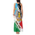 Personalized South Sudan Tank Maxi Dress Grunge Flag Style - Wonder Print Shop