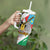 Personalized South Sudan Tumbler With Handle Grunge Flag Style - Wonder Print Shop