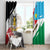 South Sudan Window Curtain Grunge Flag Style - Wonder Print Shop