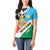 Personalized South Sudan Women Polo Shirt Grunge Flag Style - Wonder Print Shop