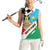 Personalized South Sudan Women Sleeveless Polo Shirt Grunge Flag Style - Wonder Print Shop