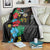 South Sudan Blanket Hibiscus Floral African Pattern