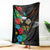 South Sudan Blanket Hibiscus Floral African Pattern