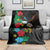 South Sudan Blanket Hibiscus Floral African Pattern