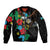 South Sudan Bomber Jacket Hibiscus Floral African Pattern - Wonder Print Shop