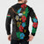 South Sudan Button Sweatshirt Hibiscus Floral African Pattern - Wonder Print Shop