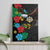 South Sudan Canvas Wall Art Hibiscus Floral African Pattern - Wonder Print Shop