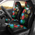 South Sudan Car Seat Cover Hibiscus Floral African Pattern - Wonder Print Shop