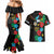 South Sudan Couples Matching Mermaid Dress and Hawaiian Shirt Hibiscus Floral African Pattern - Wonder Print Shop