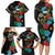 South Sudan Family Matching Long Sleeve Bodycon Dress and Hawaiian Shirt Hibiscus Floral African Pattern - Wonder Print Shop