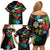 South Sudan Family Matching Off Shoulder Short Dress and Hawaiian Shirt Hibiscus Floral African Pattern - Wonder Print Shop