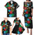 South Sudan Family Matching Puletasi and Hawaiian Shirt Hibiscus Floral African Pattern - Wonder Print Shop