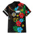 South Sudan Family Matching Puletasi and Hawaiian Shirt Hibiscus Floral African Pattern - Wonder Print Shop