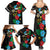 South Sudan Family Matching Summer Maxi Dress and Hawaiian Shirt Hibiscus Floral African Pattern - Wonder Print Shop