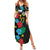 South Sudan Family Matching Summer Maxi Dress and Hawaiian Shirt Hibiscus Floral African Pattern - Wonder Print Shop