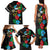 South Sudan Family Matching Tank Maxi Dress and Hawaiian Shirt Hibiscus Floral African Pattern - Wonder Print Shop